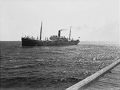 The Satara underway